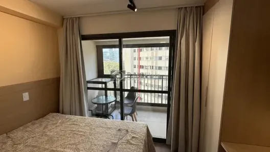 Apartamento com 1 Quarto para alugar, 24m² no Cidade Monções, São Paulo