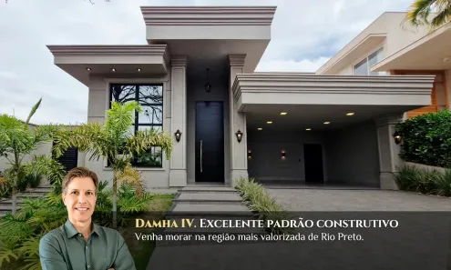 Casa de Condomínio com 3 Quartos à venda, 240m² no Parque Residencial Damha IV, São José do Rio Preto