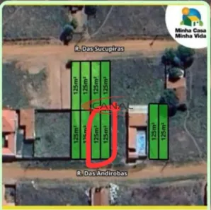 Lote/Terreno à venda, 125m² no Nova Pirajuí, Pirajuí