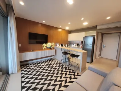 Flat com 1 Quarto para alugar, 42m² no Pinheiros, São Paulo