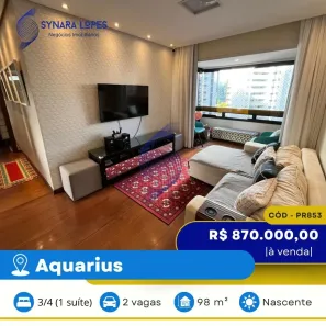 Apartamento com 3 Quartos à venda, 98m² no Aquarius, Salvador