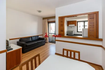 Flat com 1 Quarto para alugar, 42m² no Cerqueira César, São Paulo
