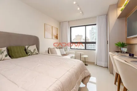 Apartamento com 1 Quarto para alugar, 20m² no Centro, Curitiba