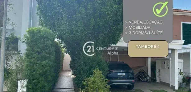 Casa de Condomínio com 3 Quartos para venda ou aluguel, 180m² no Tamboré, Santana de Parnaíba