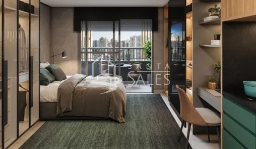 Apartamento com 1 Quarto para alugar, 33m² no Vila Clementino, São Paulo