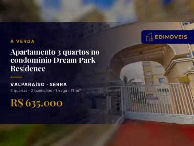 Apartamento com 3 Quartos à venda, 73m² no Valparaíso, Serra
