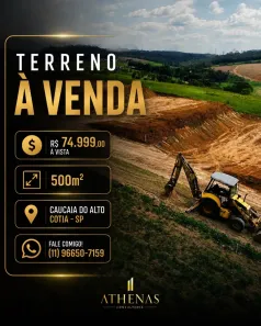 Lote/Terreno à venda, 500m² no Centro (Caucaia do Alto), Cotia