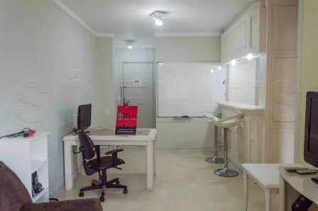Flat com 1 Quarto para alugar, 45m² no Itaim Bibi, São Paulo