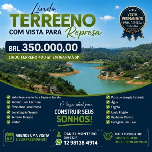 Lote/Terreno à venda, 480m² no , Igaratá