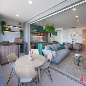 Apartamento com 2 Quartos à venda, 62m² no Setor Bueno, Goiânia