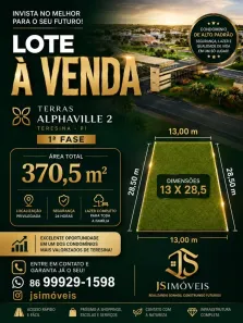 Lote/Terreno à venda, 370m² no Gurupi, Teresina