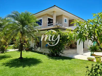 Casa de Condomínio com 5 Quartos à venda, 367m² no Genipabu (Monte Gordo), Camaçari