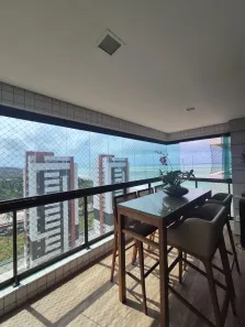 Apartamento com 3 Quartos para alugar, 114m² no Guaxuma, Maceió
