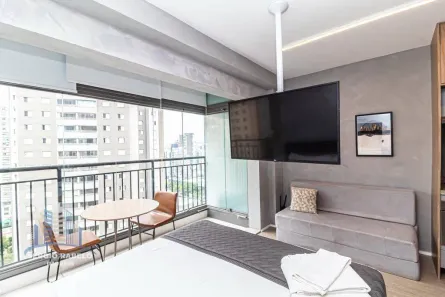Apartamento com 1 Quarto à venda, 25m² no Indianópolis, São Paulo