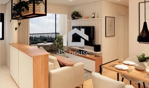 Apartamento com 2 Quartos à venda, 47m² no Vila Humaitá, Santo André