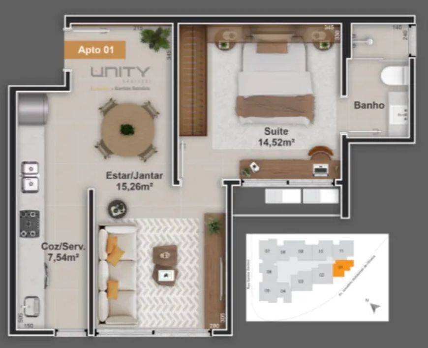 UNITY - APARTAMENTOS no Estreito, Florianópolis