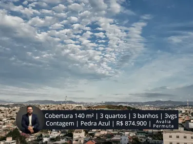 Cobertura com 3 Quartos à venda, 140m² no Pedra Azul, Contagem