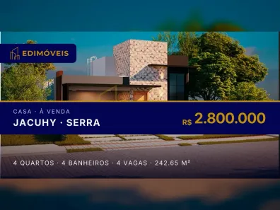 Casa com 4 Quartos à venda, 242m² no Jacuhy, Serra