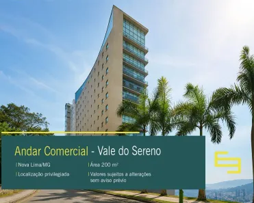 Sala Comercial à venda, 200m² no Vale do Sereno, Nova Lima