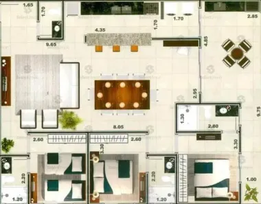 Apartamento com 3 Quartos à venda, 144m² no Barra da Lagoa, Ubatuba