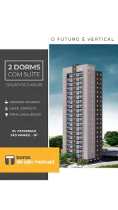 Apartamento com 2 Quartos à venda, 54m² no Jardim Progresso, São Manuel