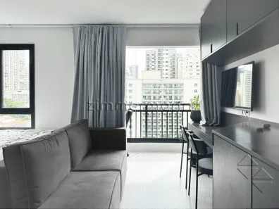 Apartamento com 1 Quarto para alugar, 29m² no Pinheiros, São Paulo