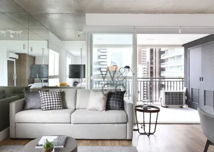 Apartamento com 1 Quarto à venda, 63m² no Cidade Monções, São Paulo