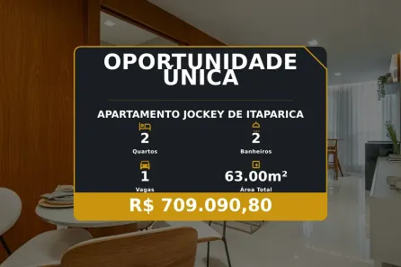 Apartamento com 2 Quartos à venda, 63m² no Jockey de Itaparica, Vila Velha