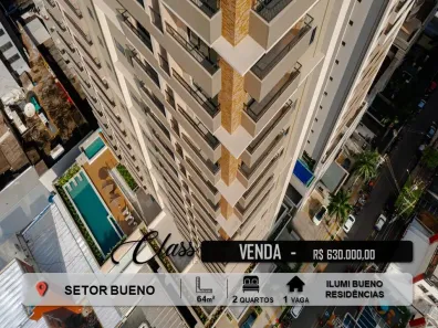 Apartamento com 2 Quartos à venda, 64m² no Setor Bueno, Goiânia