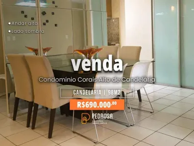 Apartamento com 3 Quartos à venda, 98m² no Candelária, Natal