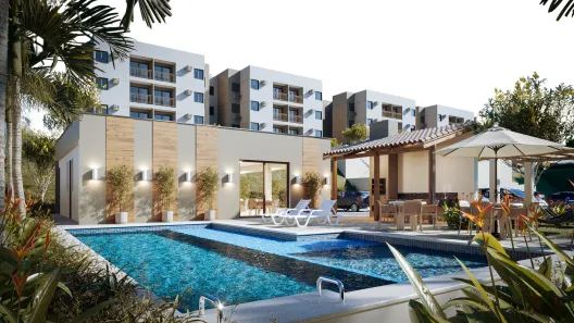 Apartamento com 2 Quartos à venda, 45m² no Garapu, Cabo de Santo Agostinho