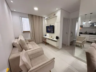 Apartamento com 2 Quartos à venda, 44m² no Areia Branca, Santos