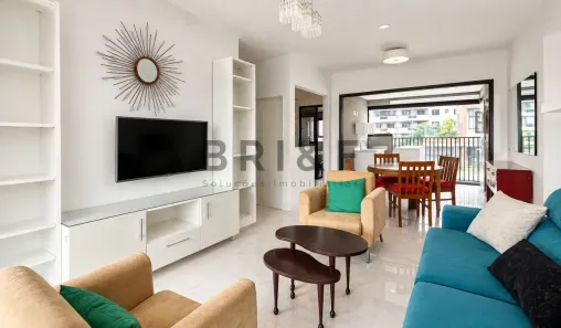 Apartamento com 3 Quartos para alugar, 95m² no Jardim das Acácias, São Paulo