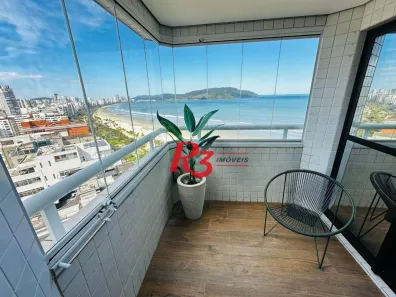 Flat com 1 Quarto para alugar, 43m² no Boqueirão, Santos