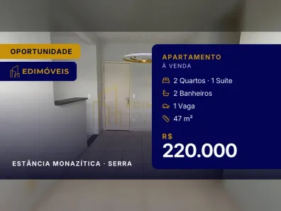 Apartamento com 2 Quartos à venda, 47m² no Estância Monazítica, Serra