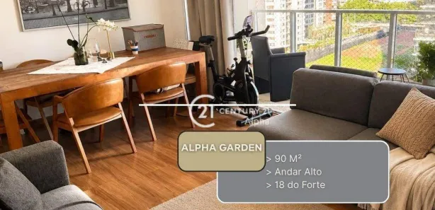 Apartamento com 2 Quartos à venda, 90m² no Sítio Tamboré Alphaville, Barueri