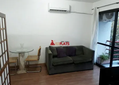 Flat com 1 Quarto para alugar, 35m² no Moema, São Paulo