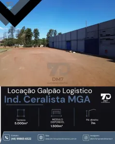 Galpão/Depósito/Armazém com 1 Quarto para alugar, 1500m² no Parque Industrial, Maringá