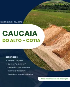 Lote/Terreno à venda, 500m² no Centro, Cotia