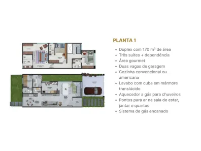 Casa de Condomínio com 3 Quartos à venda, 125m² no Ponta Negra, Natal