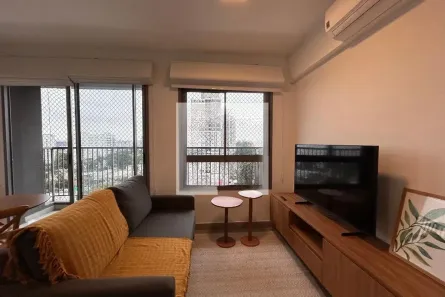 Apartamento com 1 Quarto à venda, 37m² no Santo Amaro, São Paulo