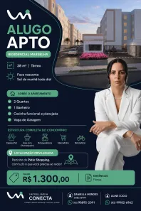 Apartamento com 2 Quartos para alugar, 38m² no Tabuleiro do Martins, Maceió