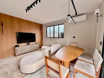Apartamento com 3 Quartos para alugar, 150m² no Ponta da Praia, Santos