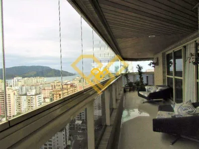 Apartamento com 4 Quartos para alugar, 389m² no Embaré, Santos