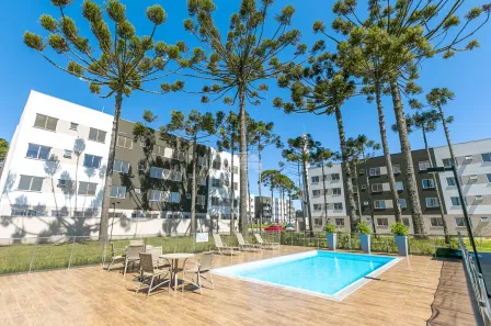 Apartamento com 2 Quartos à venda, 40m² no Jardim Itaqui, Campo Largo