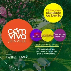 Lote/Terreno à venda, 252m² no Paranaguamirim, Joinville