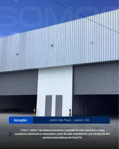 Galpão/Depósito/Armazém para alugar, 715m² no Jardim São Paulo, Juazeiro