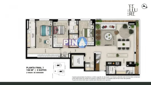 Apartamento com 3 Quartos à venda, 150m² no Serrinha, Goiânia