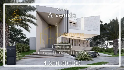 Casa com 4 Quartos à venda, 340m² no Manguinhos, Serra