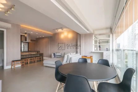 Apartamento com 1 Quarto para alugar, 85m² no Brooklin Paulista, São Paulo